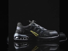 کفش های ایمنی مایکروفیبر دکمه کفش های ایمنی با انگشتان فولادی ضد شکسته شدن کفش میانی کفلر