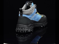 کفش های امنیتی کار Unisex Suede Microfiber Wire Cloth کفش های ایمنی لاستیک کفش های ایمنی کفش های کاری