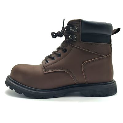 خرید چکمهاي قهوه اي چرم واقعي مارتين چکمهاي گودير ولت online manufacture