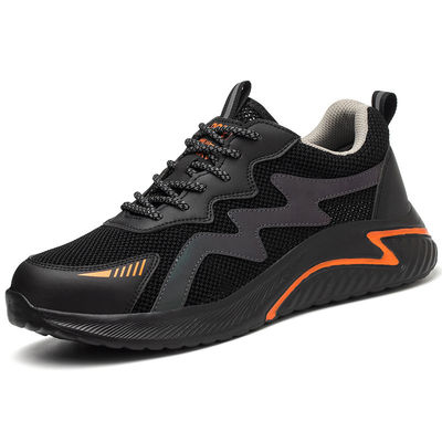 خرید Electrical Safety Shoes Work Shoes With Anti-smashing Plastic Toe Shoes For Men EVA Sole Men's Work Shoes Flyknit Kevlar Midsole Safety Shoes online manufacture