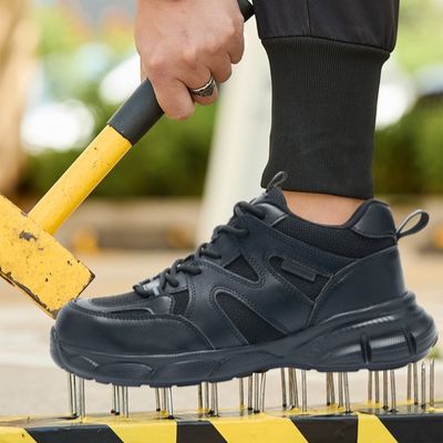 ایمنی صنعتی کفش های کاری با نوک پای فولادی برای کارگران یونیسکس