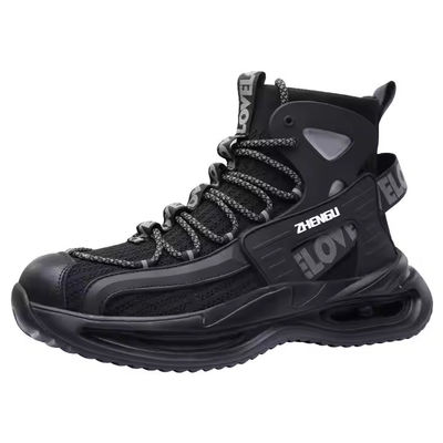 چکمه های ایمنی بافتنی پرواز OEM چکمه کار چکمه های فولادی kevlar midsole کفش کار EVA کفش های ایمنی تنها